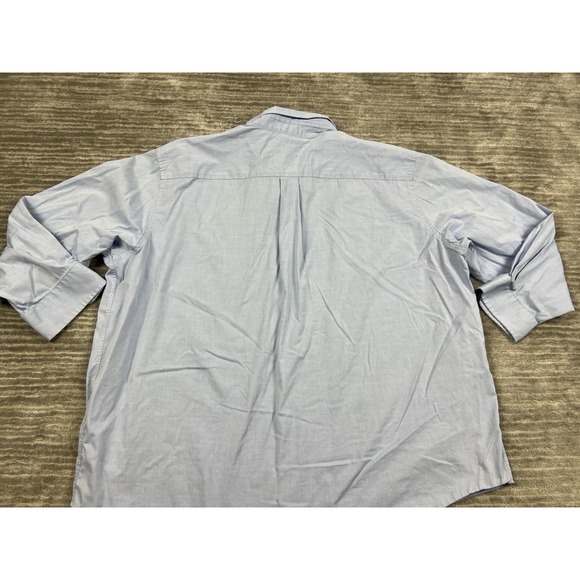 Croft & Barrow‎ Shirt Mens 20 34/35 Blue Button Up Easy Care Classic Fit Casual - Picture 10 of 14